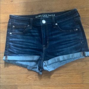 American Eagle Blue Jean Shorties